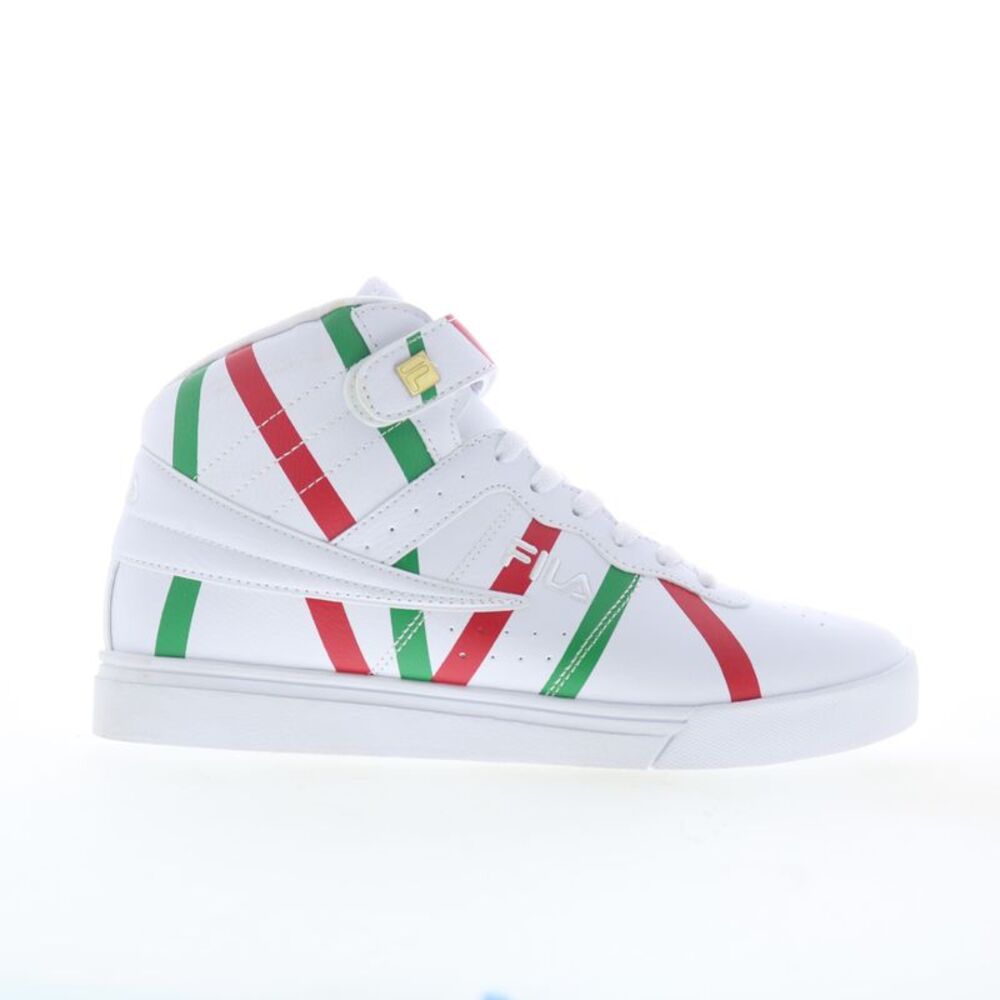 Fila Mens Vulc 13 Stripe T White Shoes (NWT)